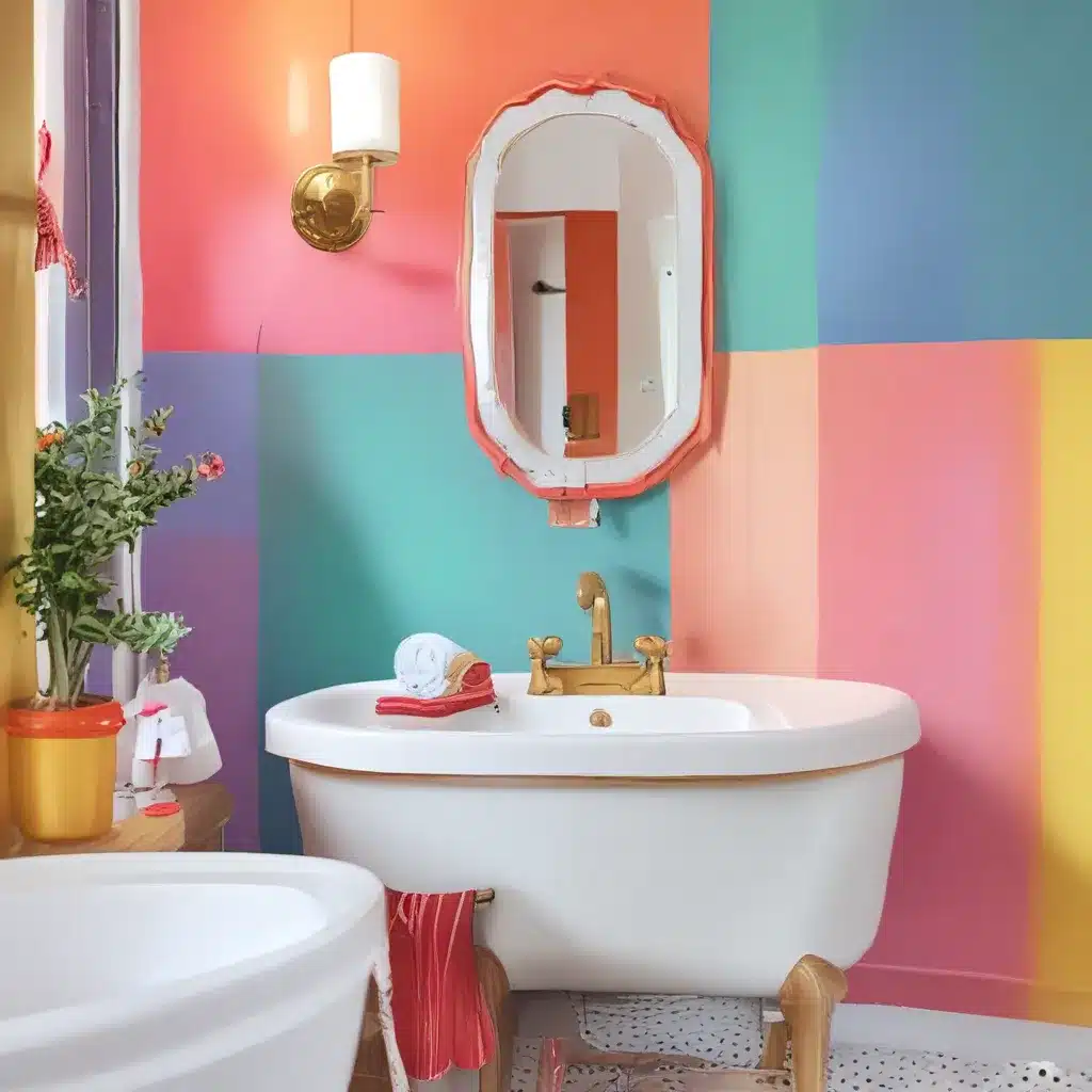 Bright Colorful Bathroom Refresh Tips