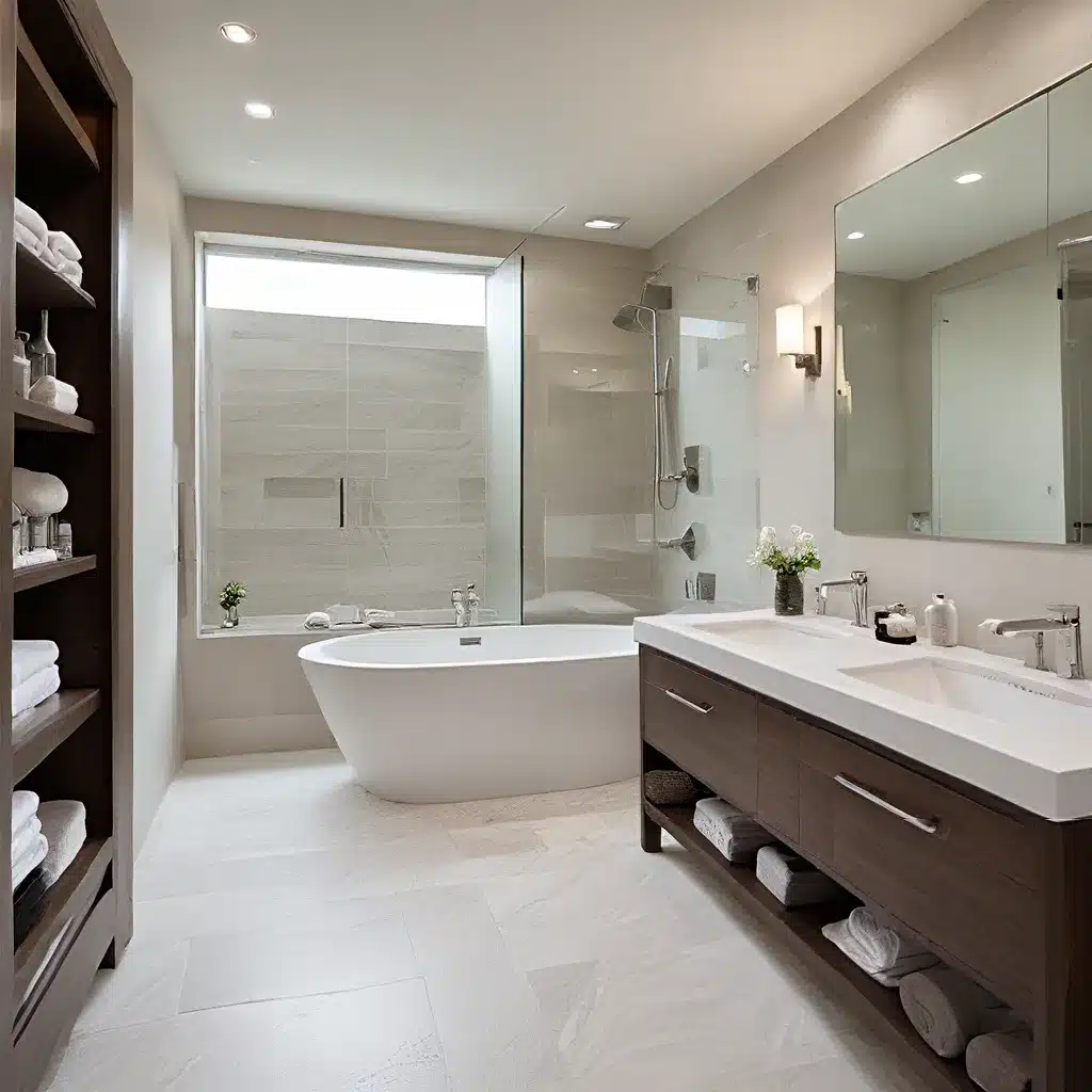 Embracing Minimalism: Spa-Like Bathroom Design with Clean Lines Embracing Minimalism: Spa-Like Bathroom Design with Clean Lines
