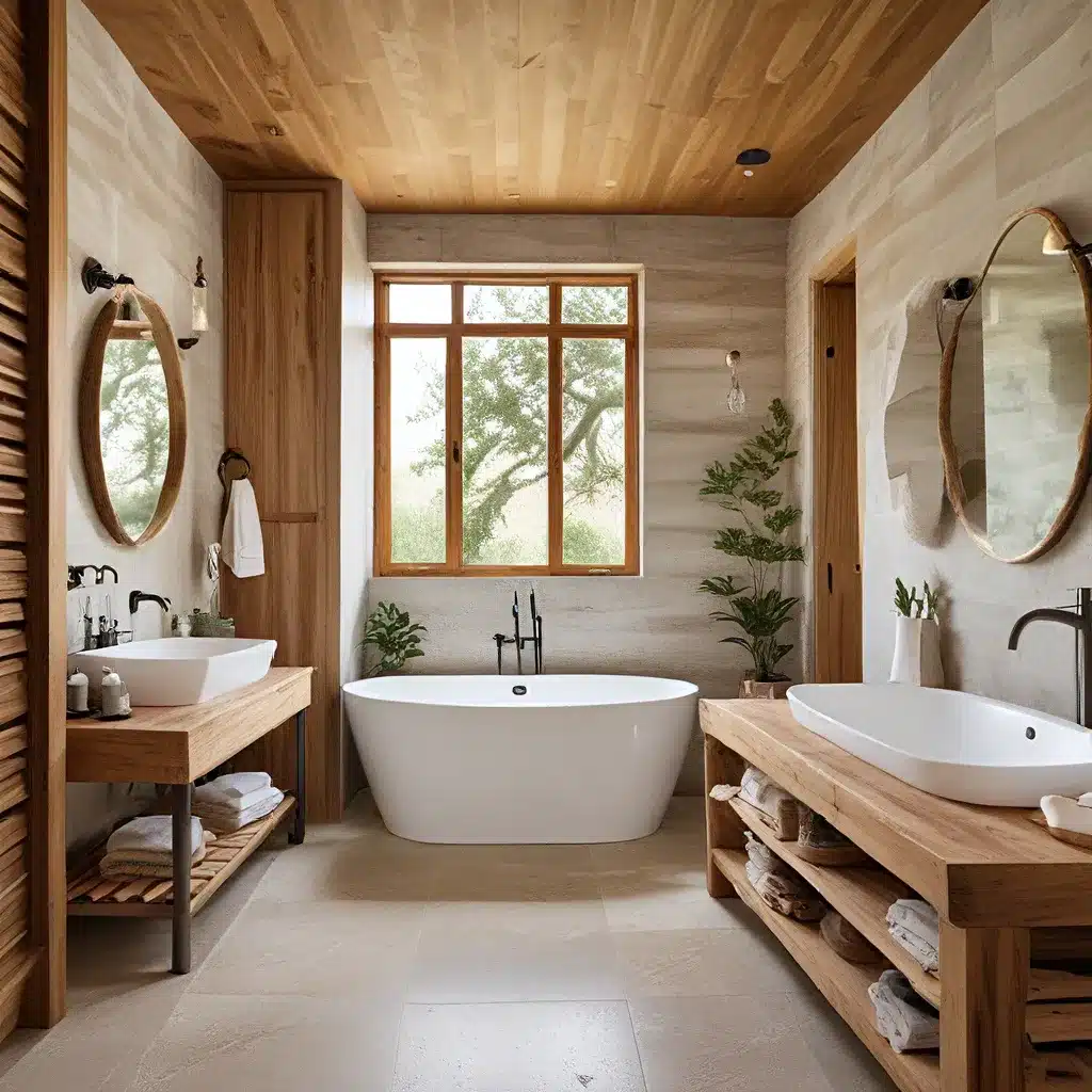 Embracing Organic Opulence: Spa-Inspired Bathroom Design with Natural Materials