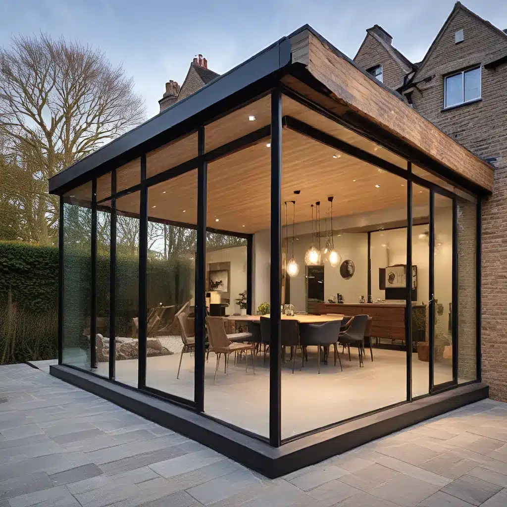 Extensions Using Glass, Steel and Wood – Sleek and Modern