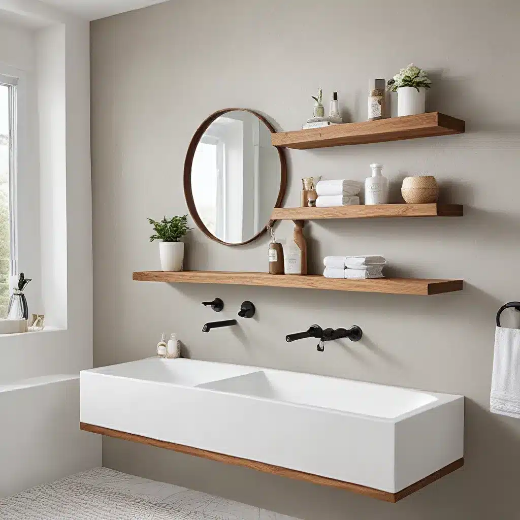 Floating Fantasies: Wall-Mounted Shelves to Elevate Your Bathroom Style