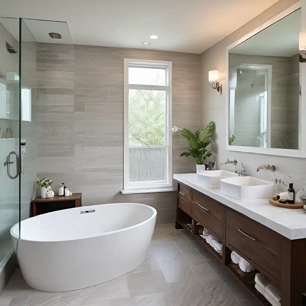 Floating Vanities and Freestanding Tubs: Spa-Inspired Bathroom Statements