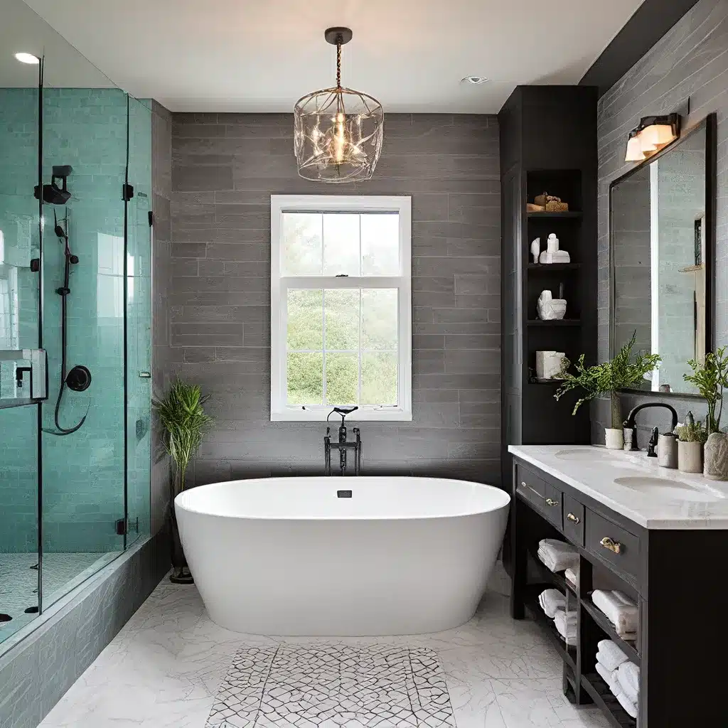 Geometric Grandeur: Incorporating Bold Shapes in Spa-Inspired Bathroom Design