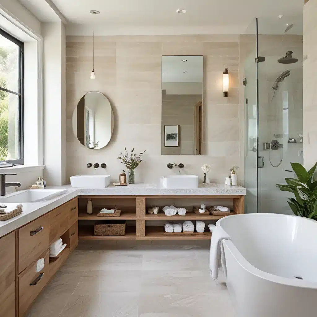 Harmonious Hideaway: Blending Styles for a Cohesive Spa-Inspired Bathroom