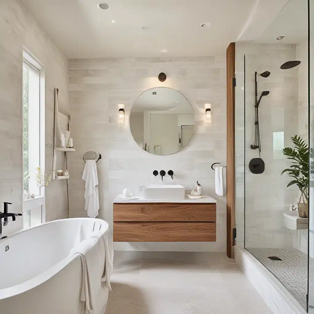 Harmonious Hideaway: Blending Styles for a Cohesive Spa-Inspired Bathroom Aesthetic