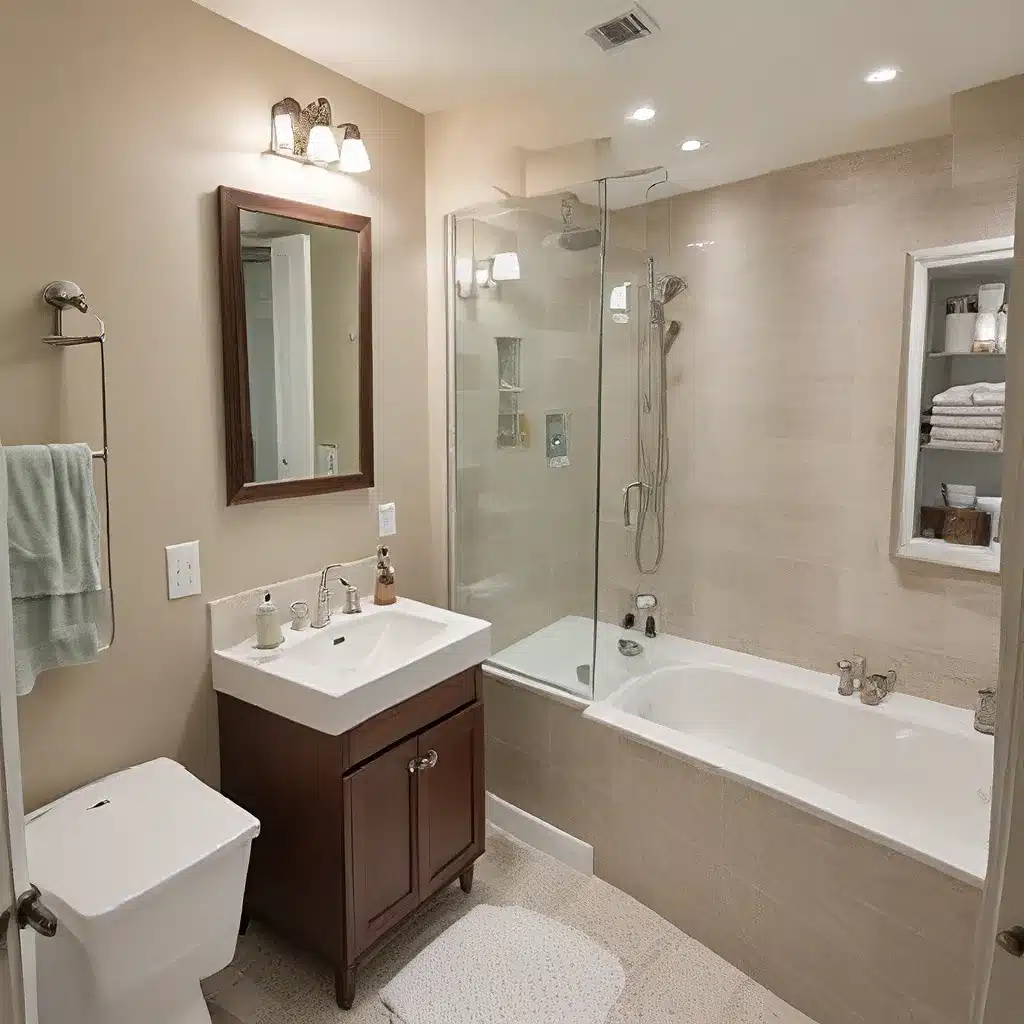 Maximizing Function in a Small Bathroom Layout