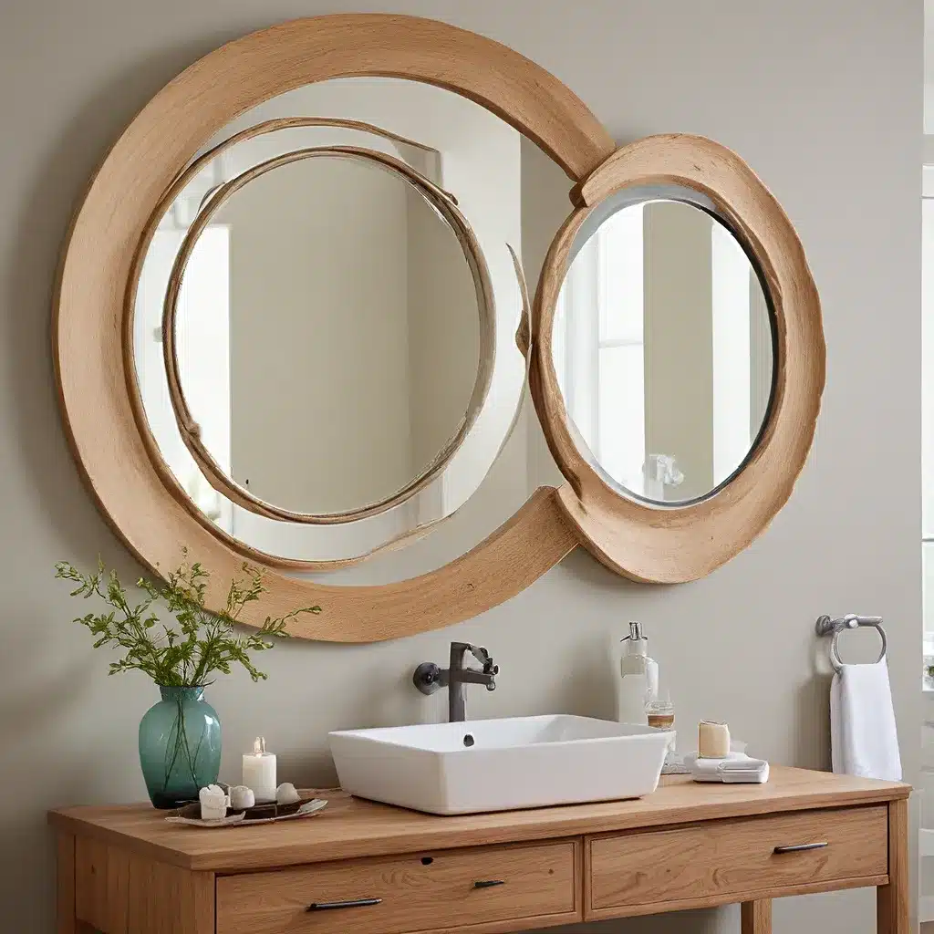 Mirrors with a Twist: Unique Shapes for a Spa-Inspired Look