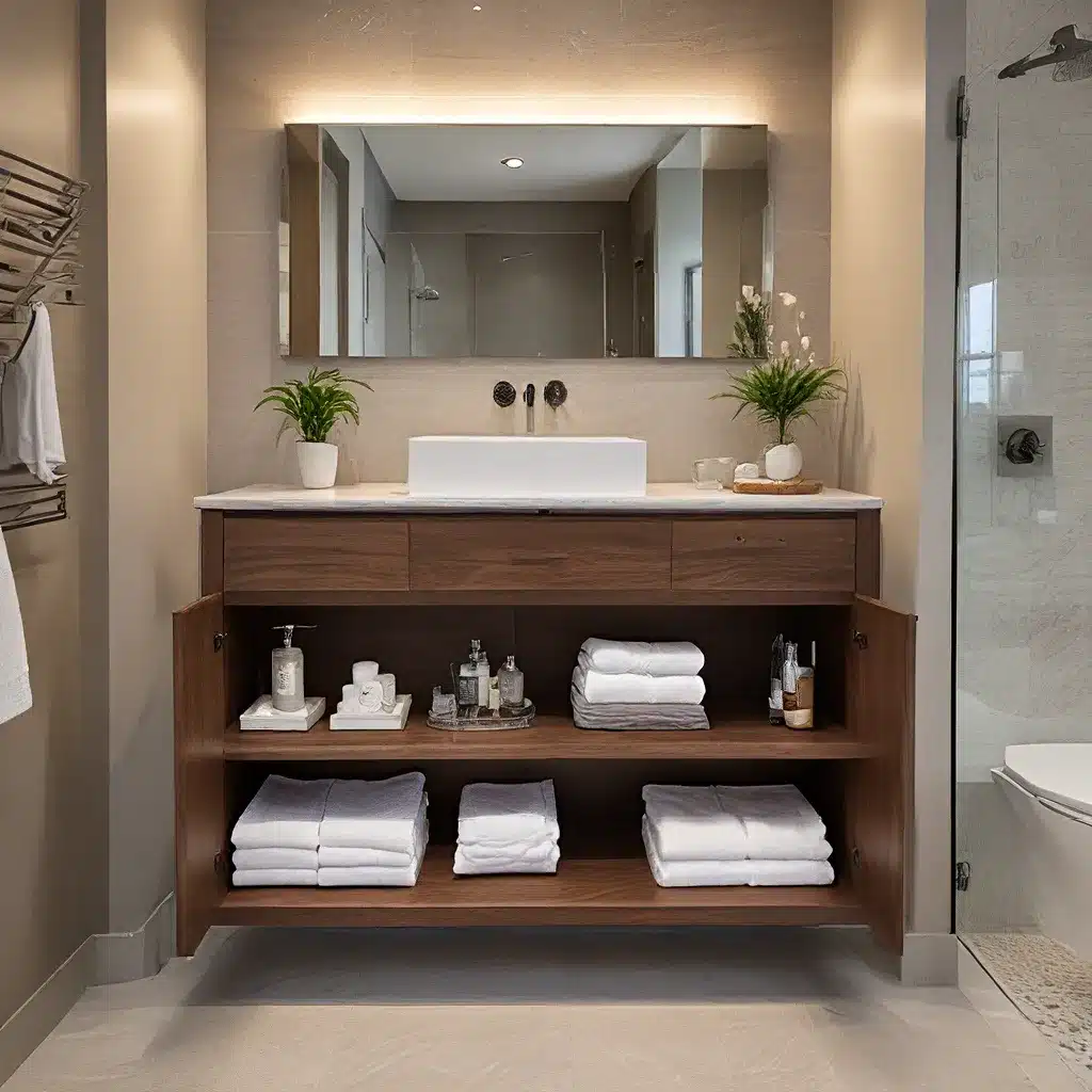 Organized Elegance: Innovative Bathroom Storage Designs