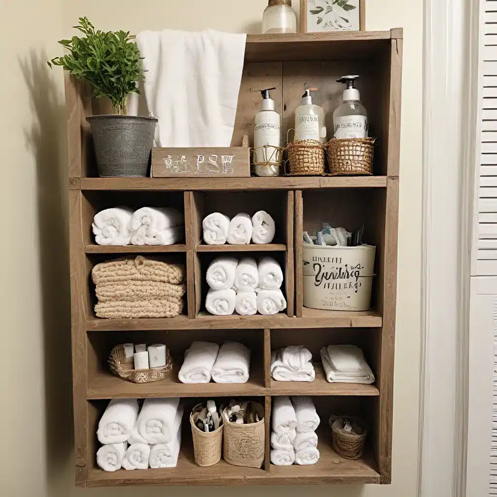 Repurposed Wonders: Unexpected Bathroom Storage Solutions