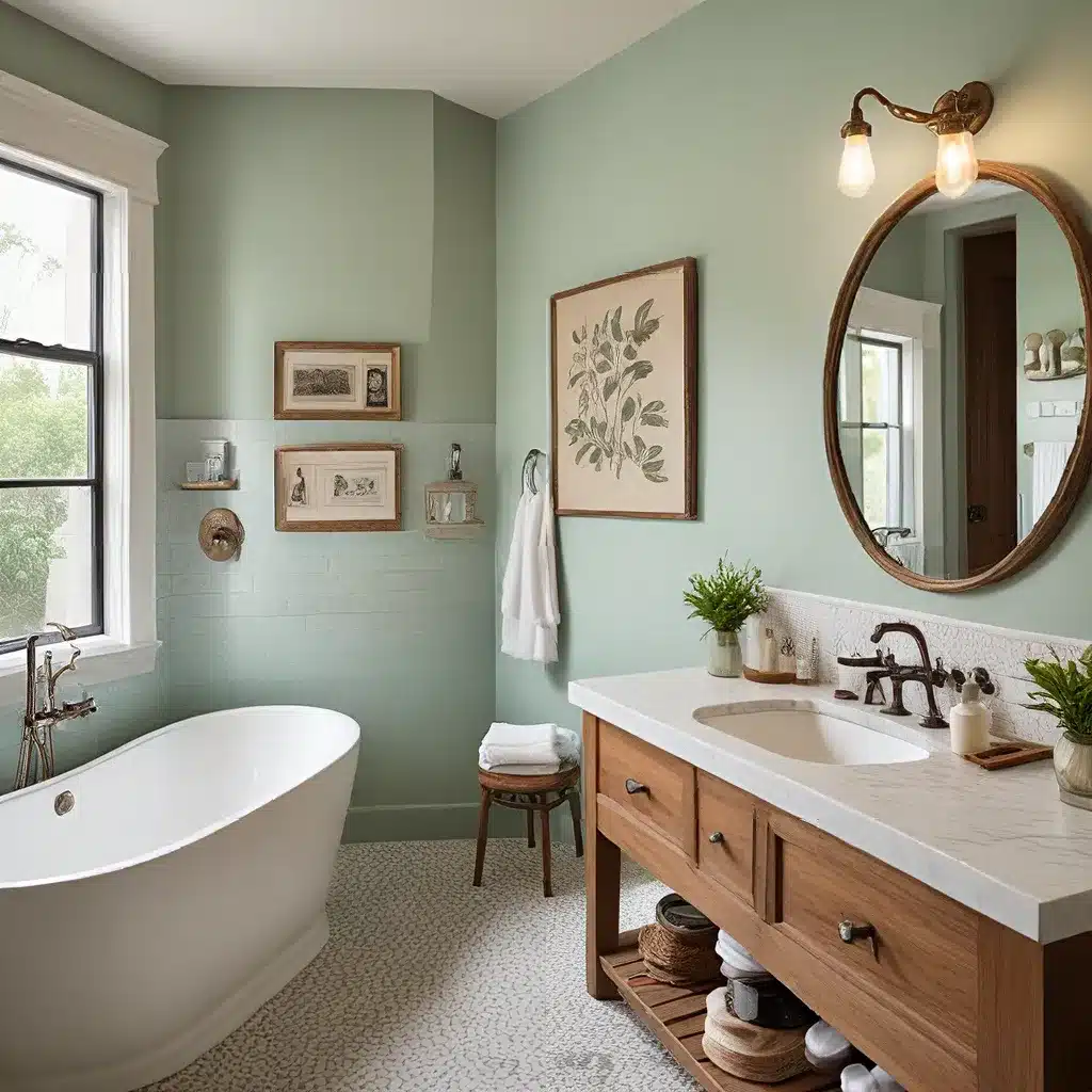 Retro Revival: Blending Vintage Charm in Spa-Inspired Bathroom Remodels