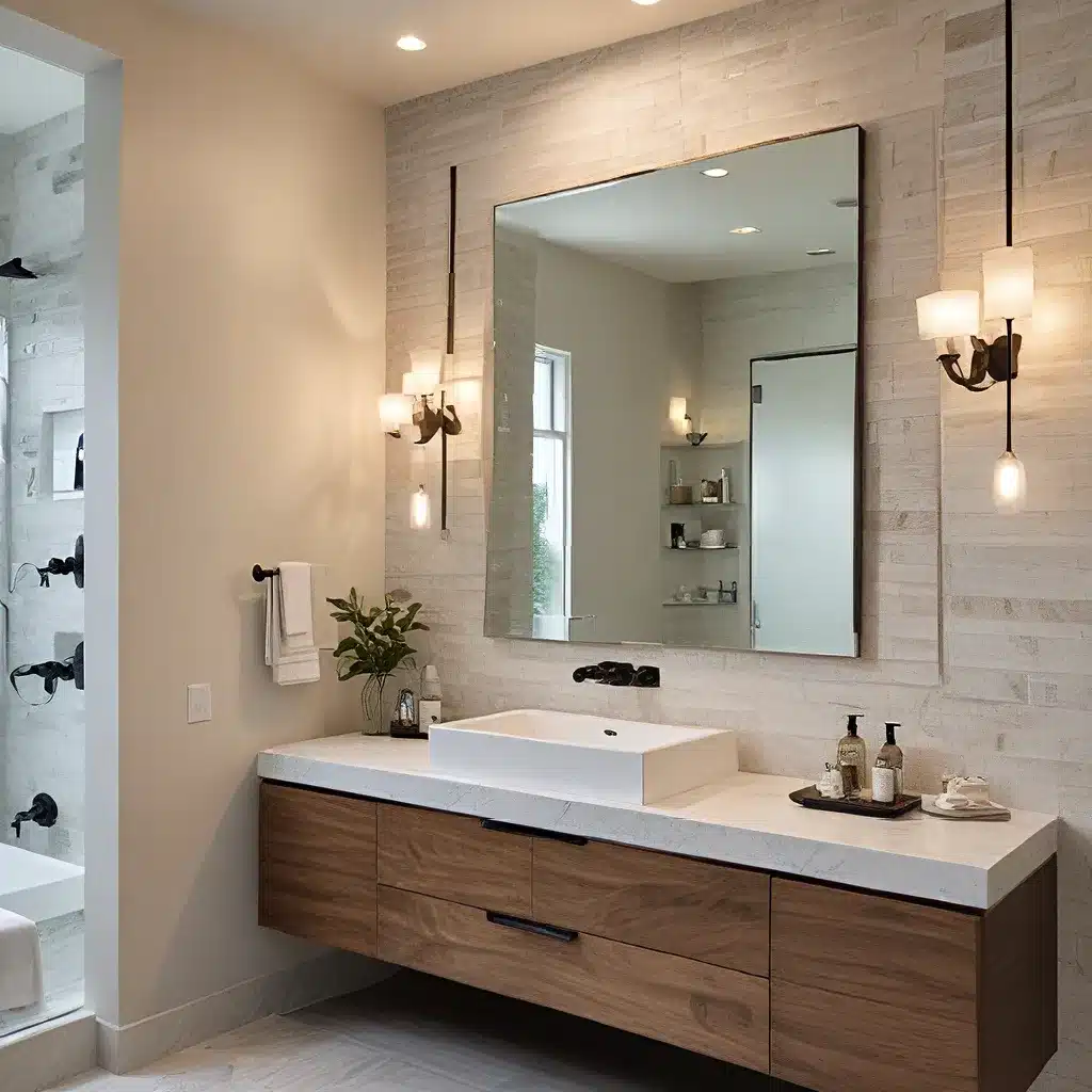 Sculptural Splendor: Showcase Statement Fixtures in Spa-Inspired Bathrooms