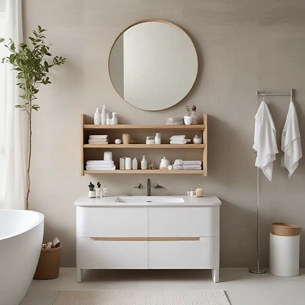 Serene Simplicity: Minimalist Bathroom Storage for a Calming Retreat