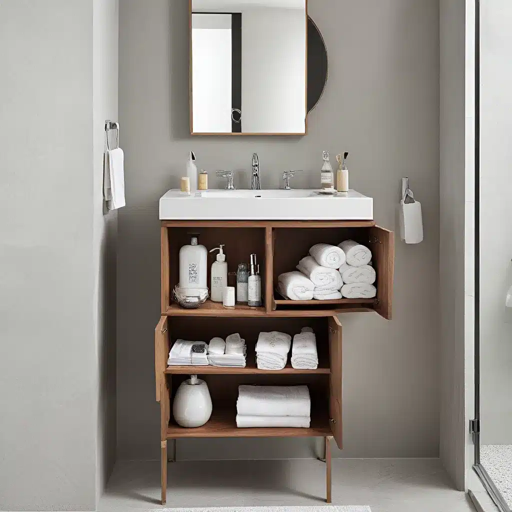 Sleek and Streamlined: Space-Saving Bathroom Organizers