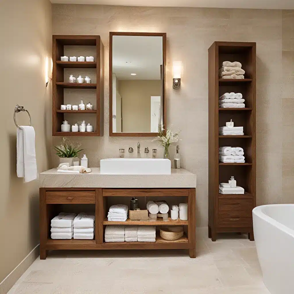 Spa-Inspired Serenity: Luxurious Bathroom Storage Solutions