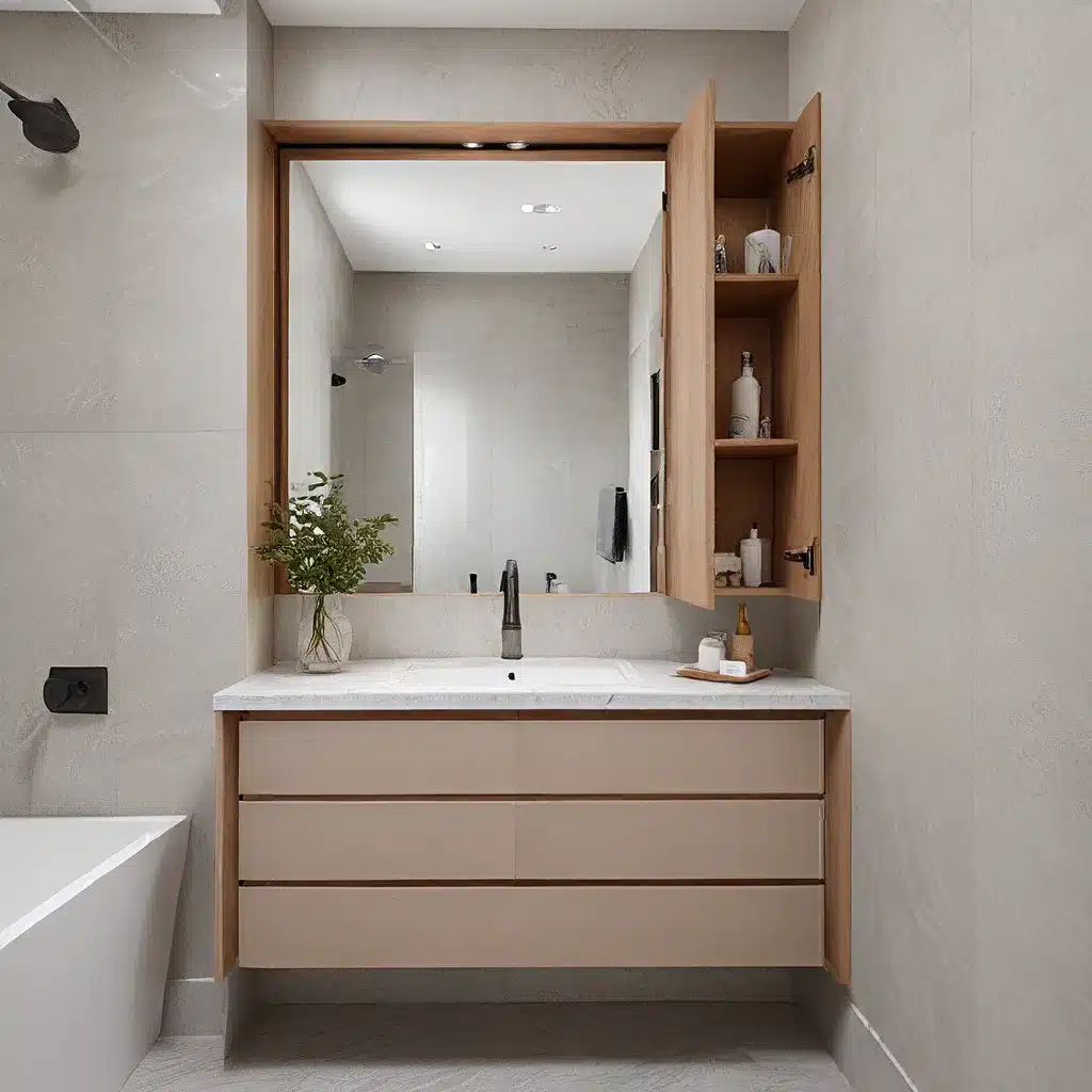 Transformative Tuck-Away: Recessed Cabinets for Seamless Bathroom Storage
