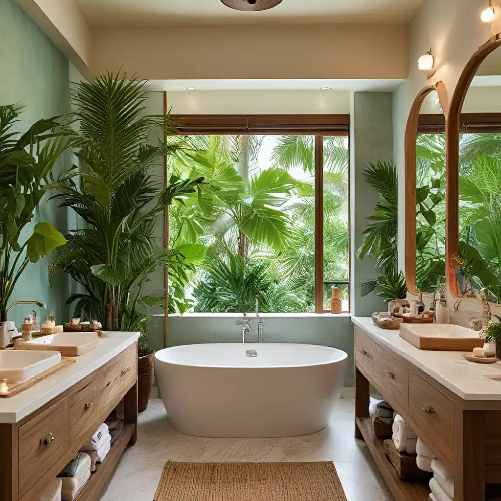 Tropical Escape: Bringing Island Vibes to the Spa Bathroom