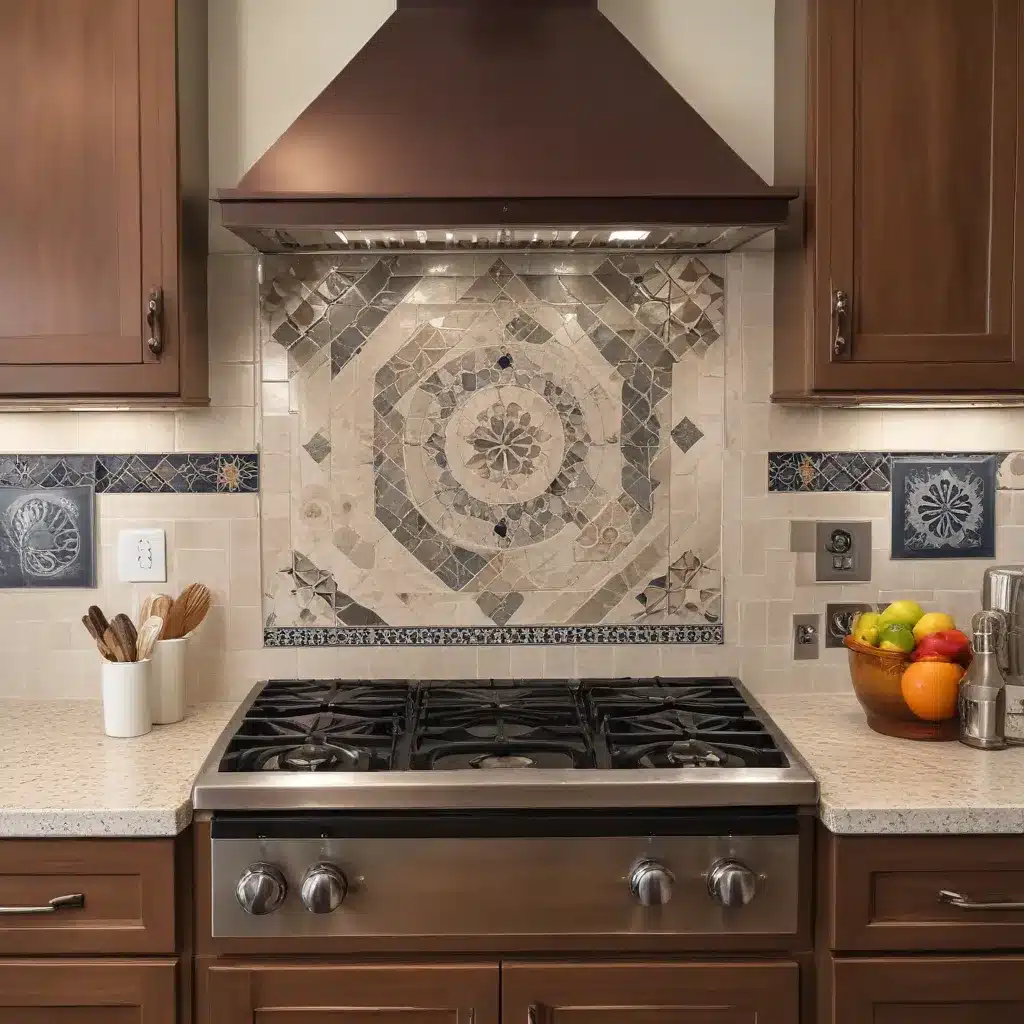 Add Visual Interest With Accent Tile Backsplash