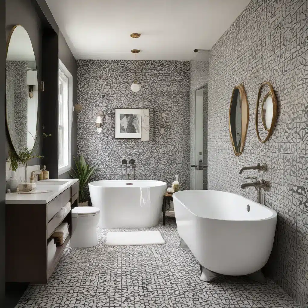 Bathroom Brilliance: Embracing Geometric Patterns for a Spa-Inspired Vibe