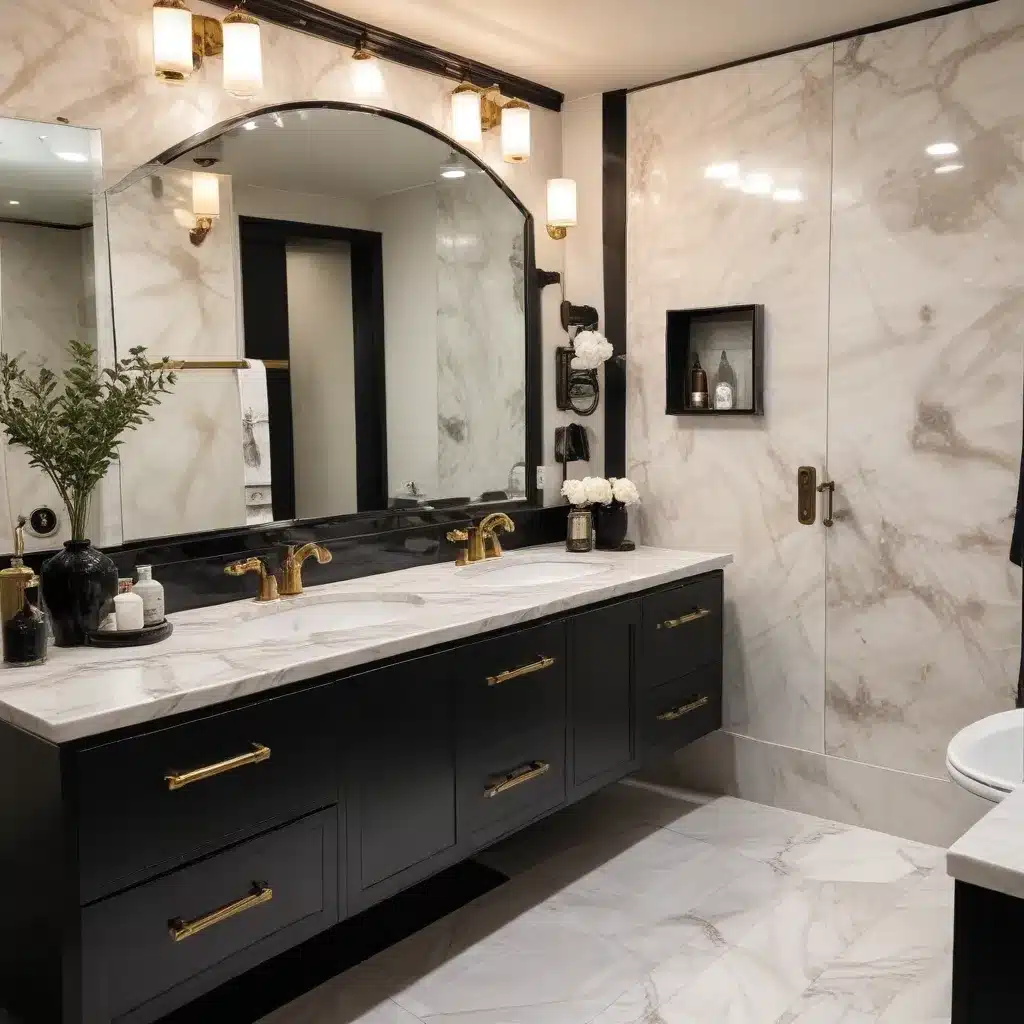 Bathroom Brilliance: Incorporating Onyx Accents for a Sophisticated Vibe