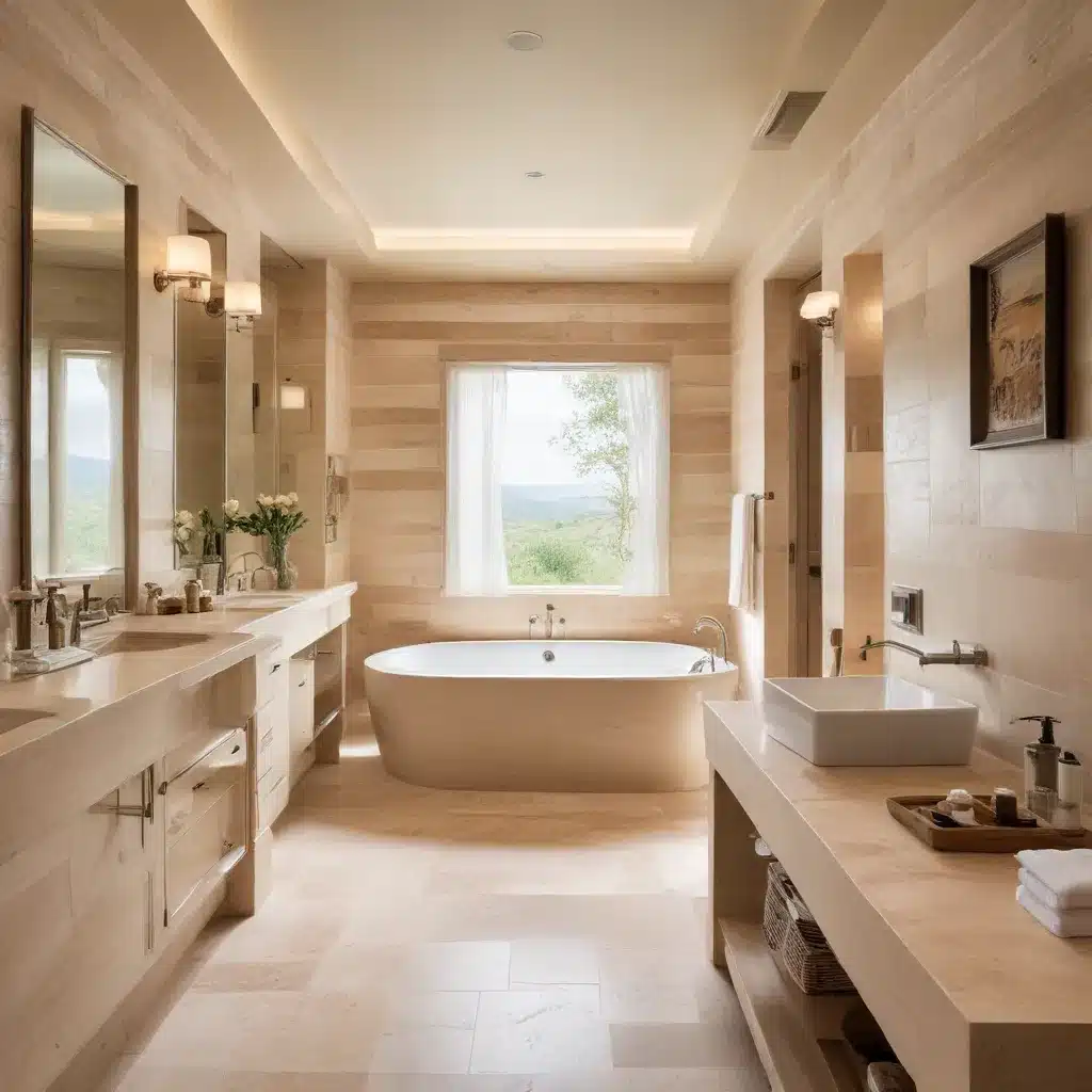 Bathroom Brilliance: Incorporating Travertine for a Sophisticated Spa Aesthetic