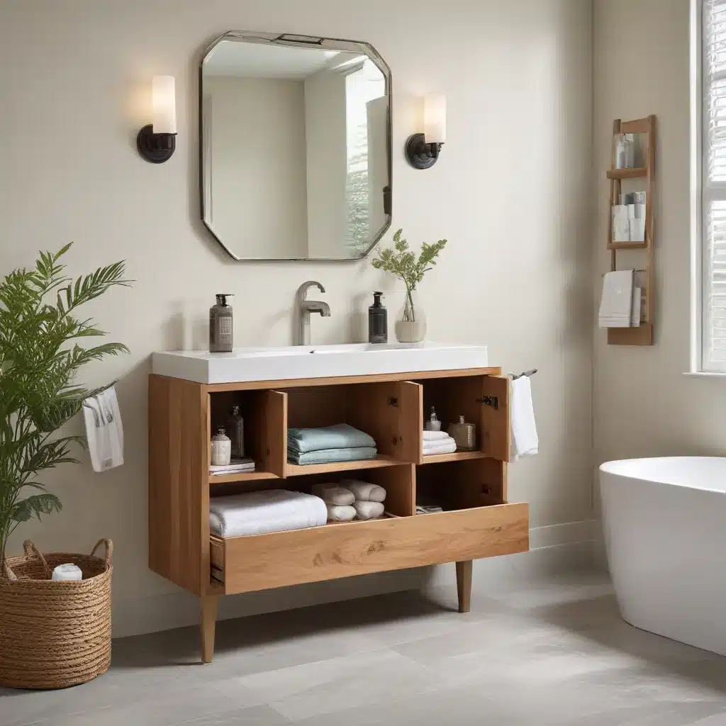 Calming Concealment: Discreet Storage Innovations for a Serene Bathroom Retreat
