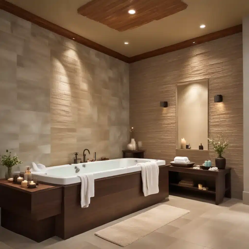 Calming Contrast: Balancing Textures and Tones for a Spa-Inspired Ambiance Calming Contrast: Balancing Textures and Tones for a Spa-Inspired Ambiance