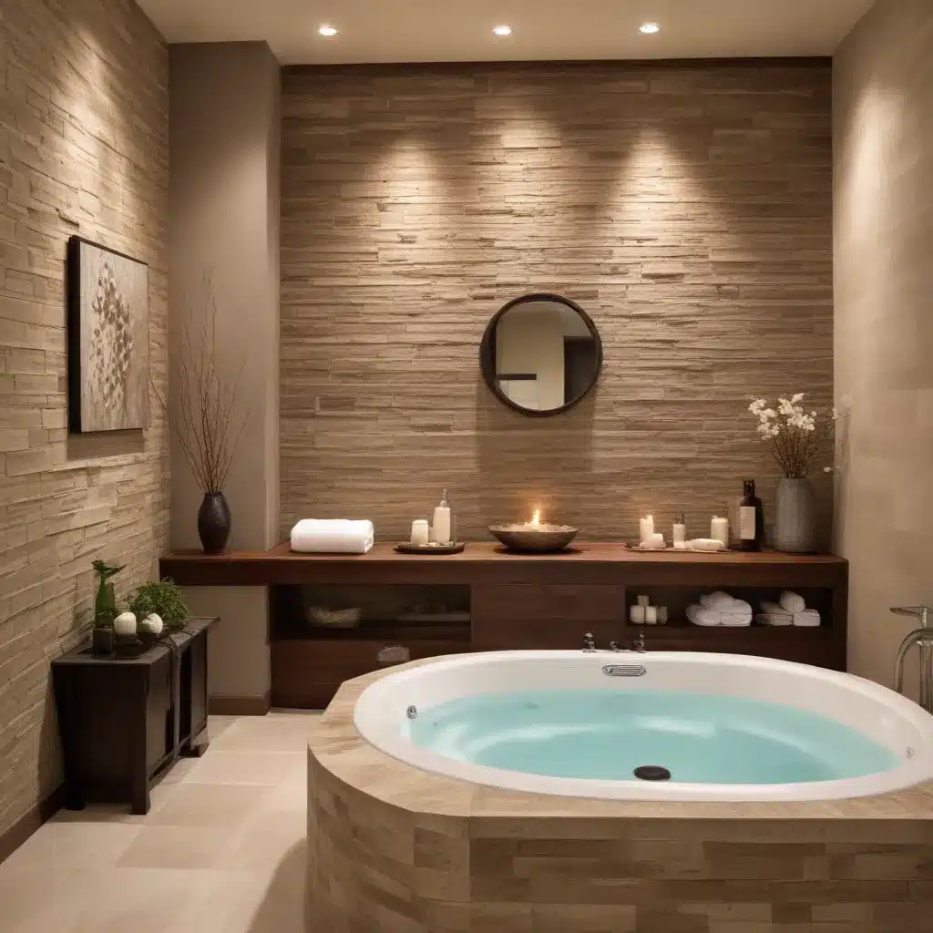 Calming Contrast: Balancing Textures and Tones for a Spa-Like Ambiance Calming Contrast: Balancing Textures and Tones for a Spa-Like Ambiance