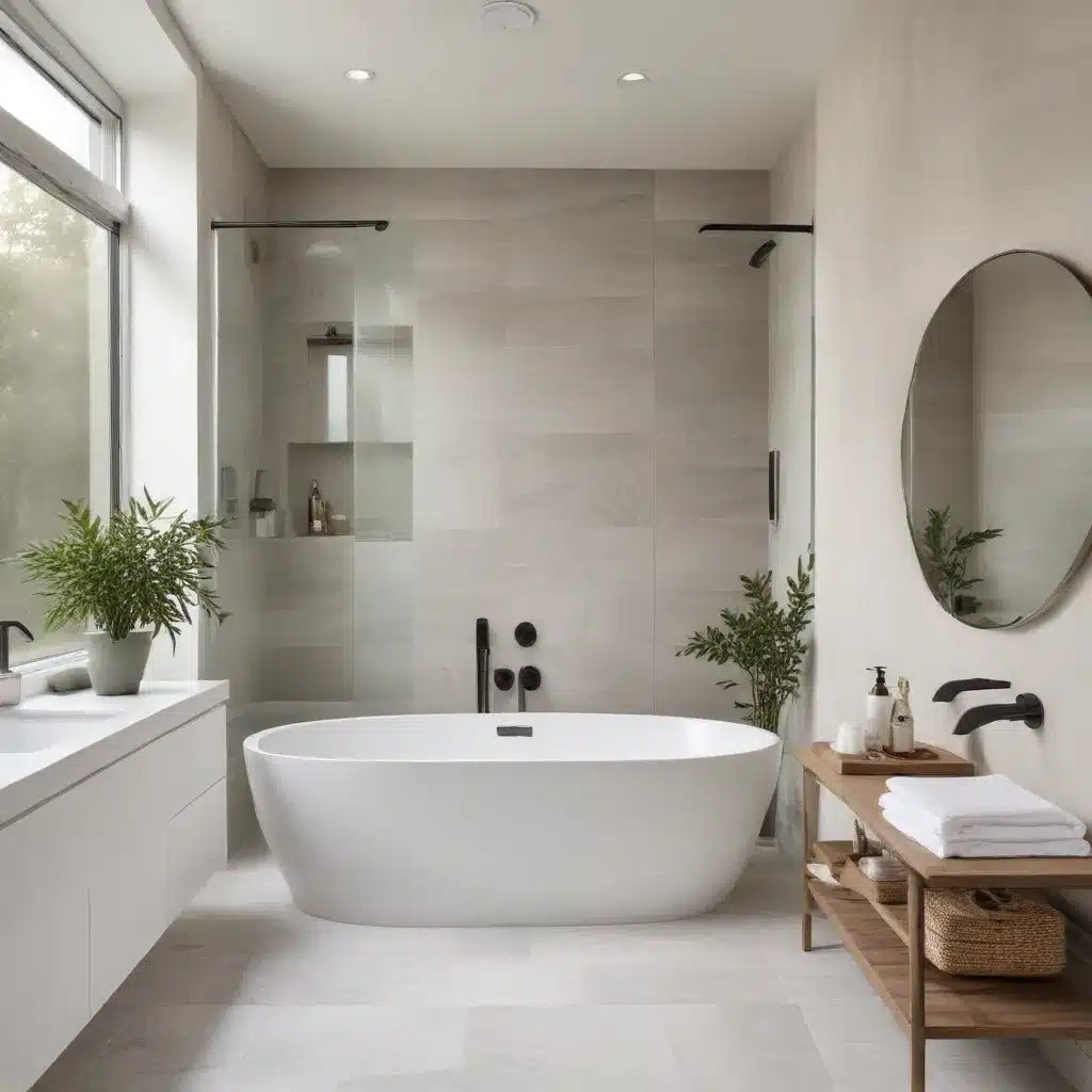 Calming Serenity: Achieving a Minimalist Spa-Inspired Bathroom Aesthetic