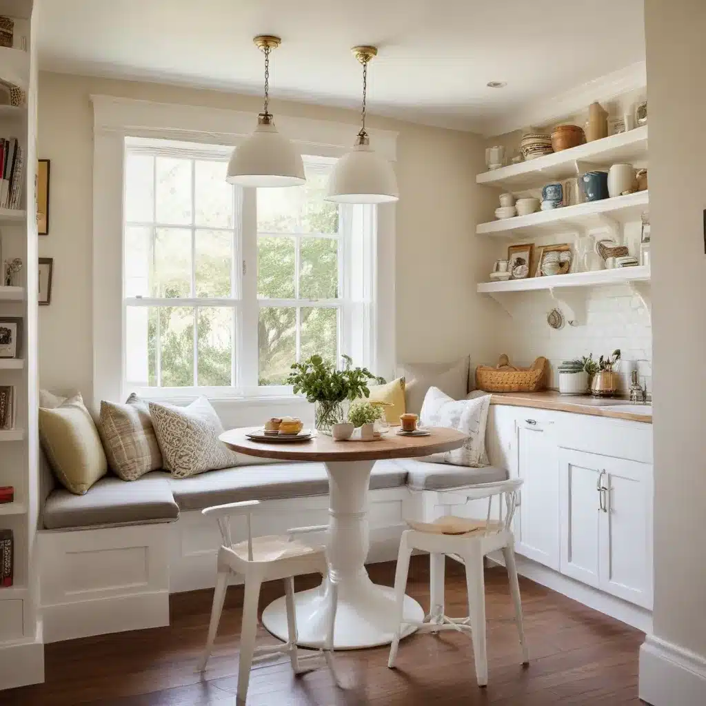 Casual Dining Nooks: Seating Integrated into the Kitchen