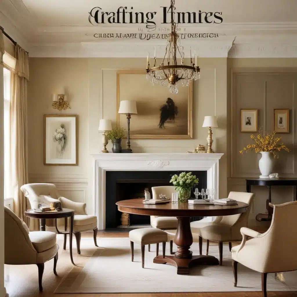 Crafting Timeless Interiors: Classic Design Principles for Enduring Appeal