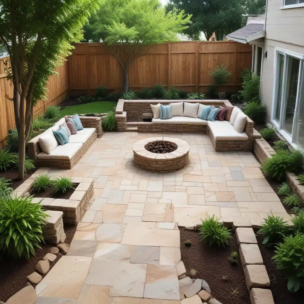 Create A Relaxing Backyard Retreat With A Sunken Patio Area