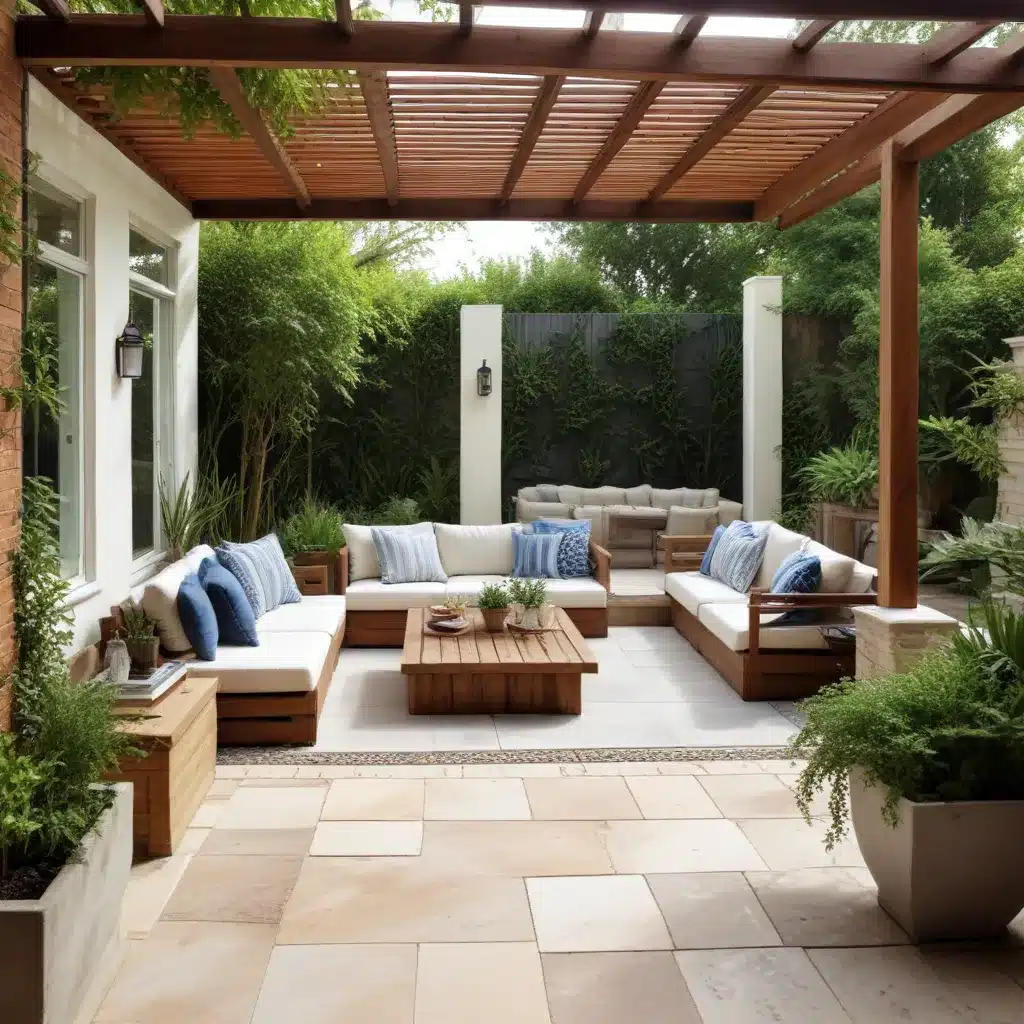 Create An Alfresco Oasis With A Sunken Patio Area