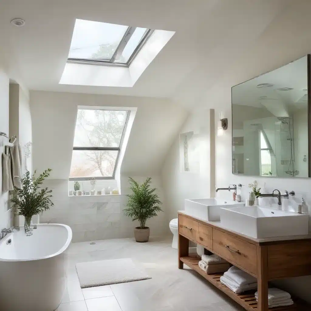 Create an Open, Airy Bathroom with Skylights