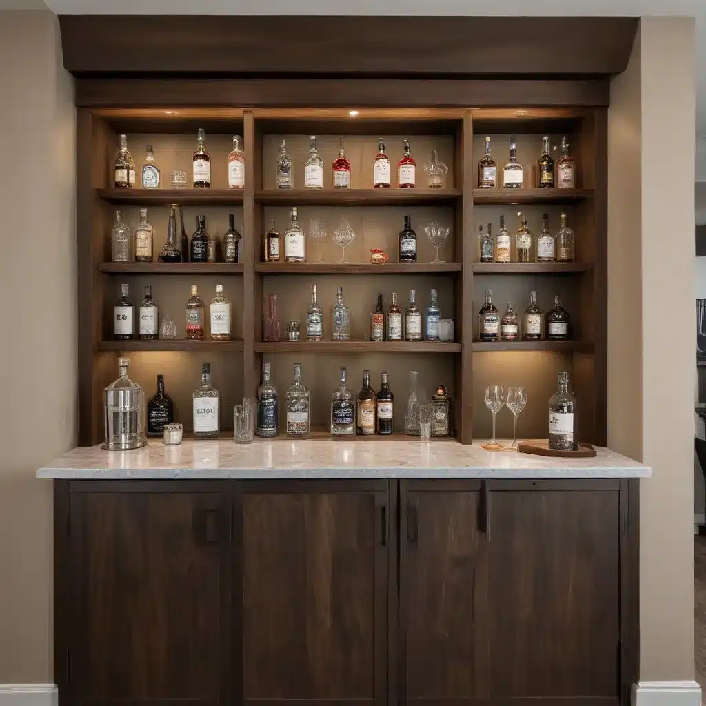 Creating a Personalized and Sophisticated Home Bar Area