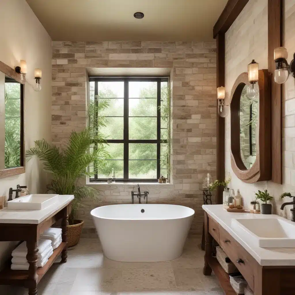 Designing a Harmonious Blend of Old and New in Spa-Inspired Bathrooms