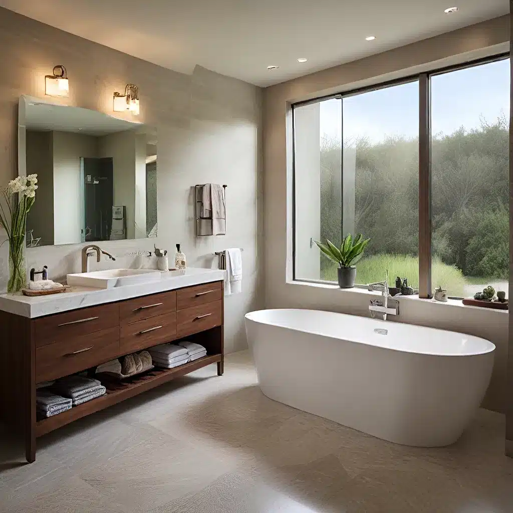 Floating Vanities and Freestanding Tubs: Spa-Inspired Statements