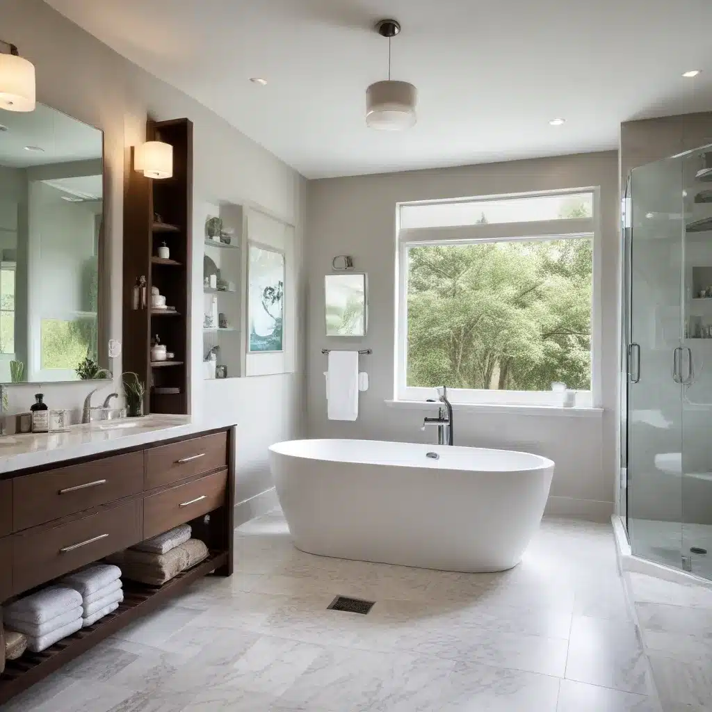 Freestanding Tubs and Floating Vanities: Spa-Inspired Bathroom Statements