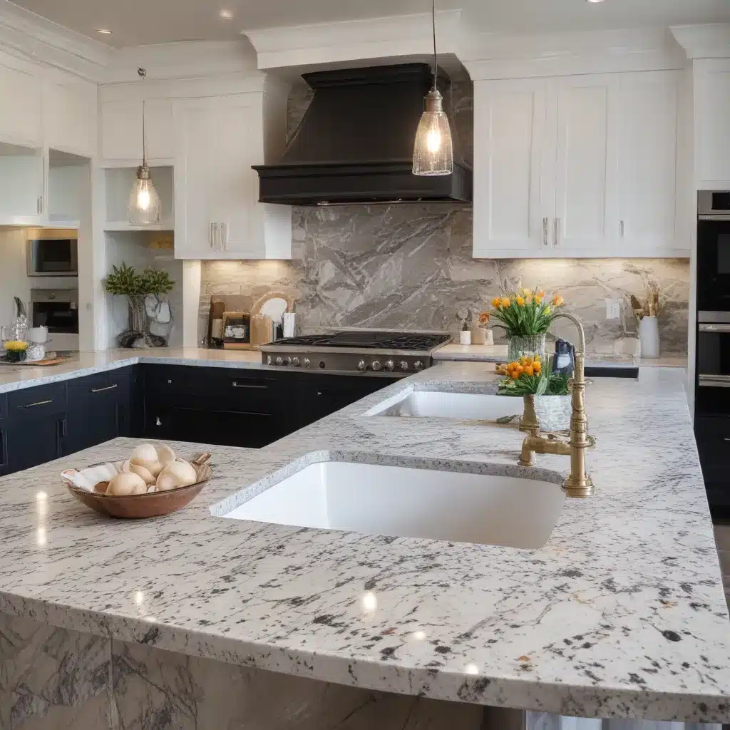 Granite Glamour: Luxurious Finishes for High-End Kitchen Style