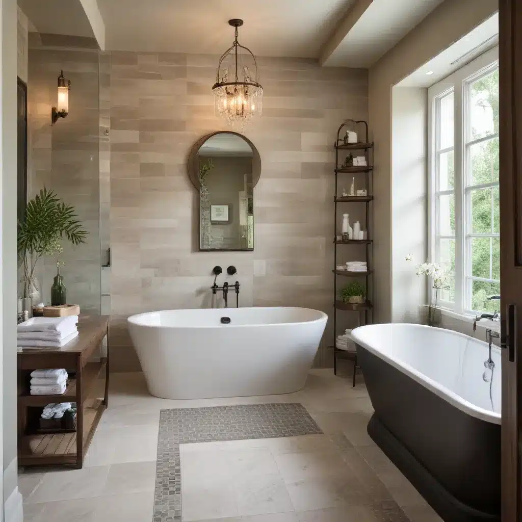 Harmonious Blending of Old and New in Spa-Inspired Bathroom Design