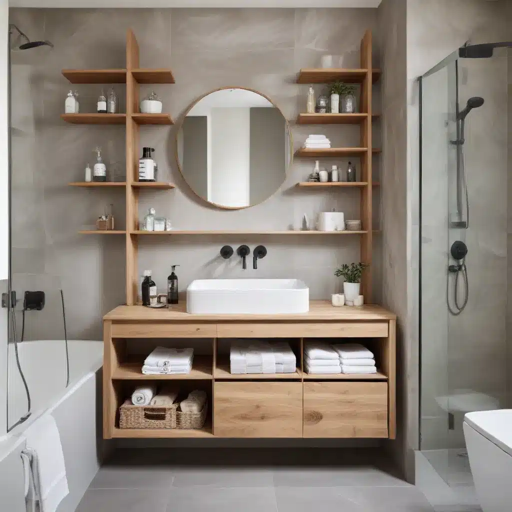 Harmonious Havens: Integrated Shelving Solutions for a Cohesive Bathroom