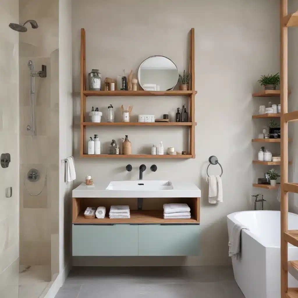 Harmonious Havens: Integrated Shelving Solutions for a Visually-Appealing Bathroom Sanctuary Harmonious Havens: Integrated Shelving Solutions for a Visually-Appealing Bathroom Sanctuary