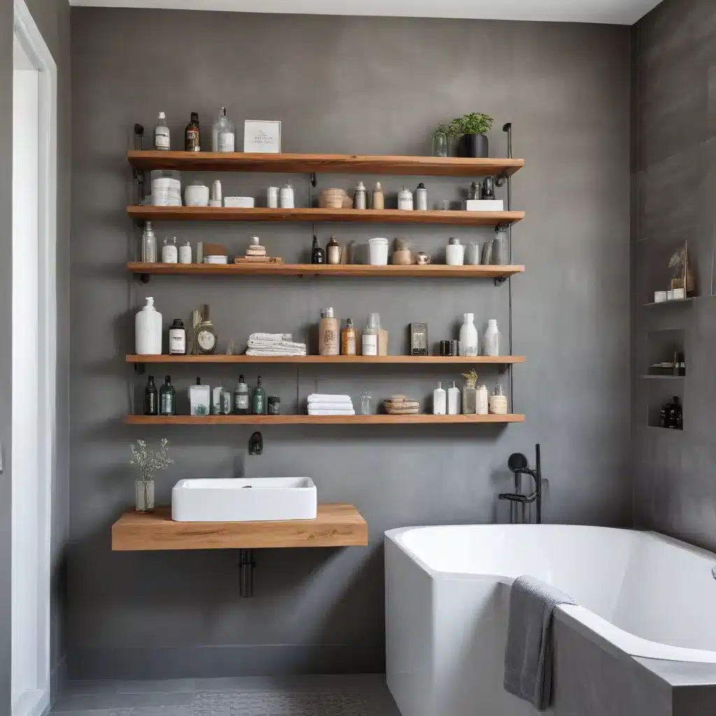 Harmonious Havens: Integrated Shelving for a Visually-Appealing Bathroom