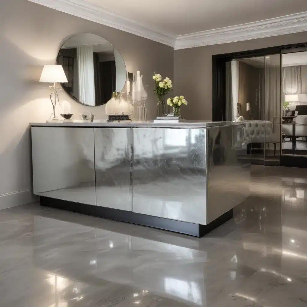 High-Gloss Glamour: Reflective Surfaces and Finishes