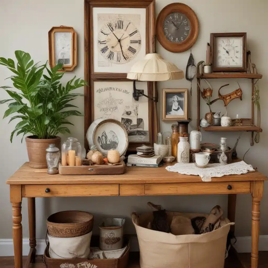 Incorporate Vintage and Flea Market Finds