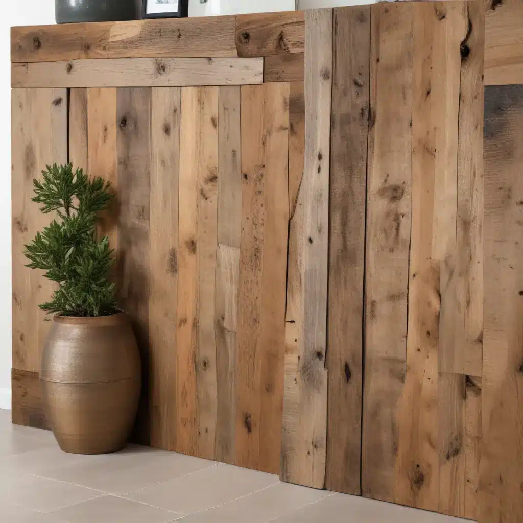 Introduce Warmth And Texture With Reclaimed Wood Accent Pieces