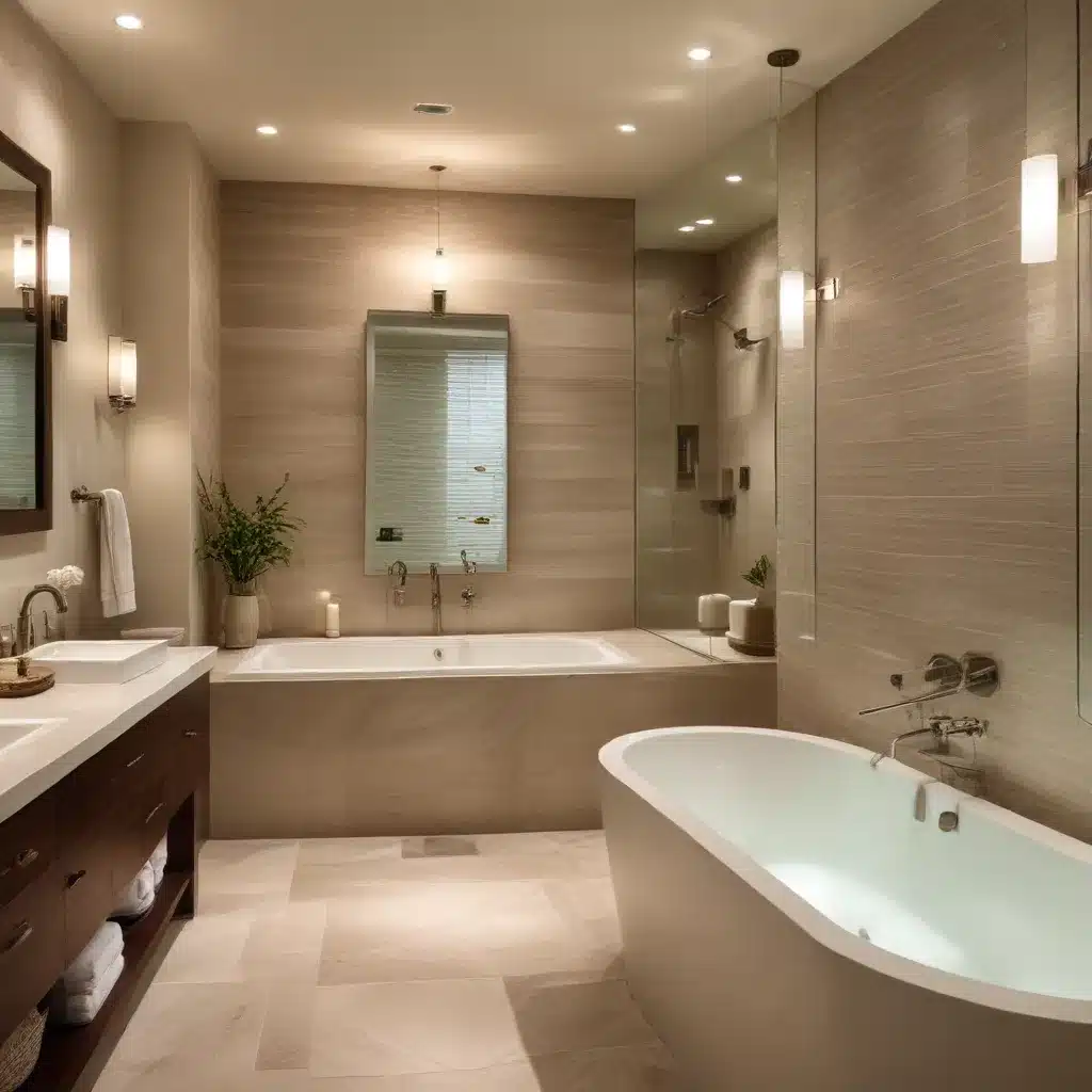 Lighting Choices to Enhance the Spa-Inspired Bathroom Atmosphere