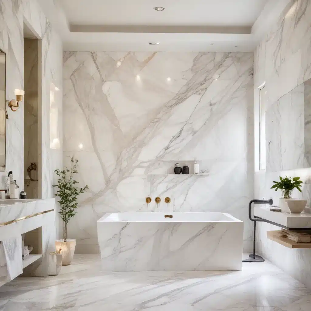 Marble Masterpieces: Elevating Spa-Inspired Bathroom Design with Natural Stone