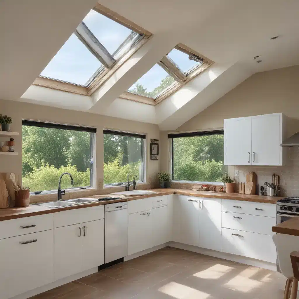 Maximize Natural Light In Your Kitchen With A Striking Roof Window