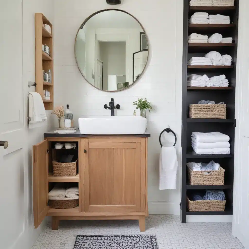 Maximize Storage In Small Bathrooms