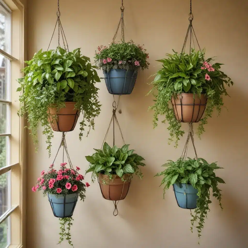 Maximize Vertical Space With Hanging Baskets And Planters